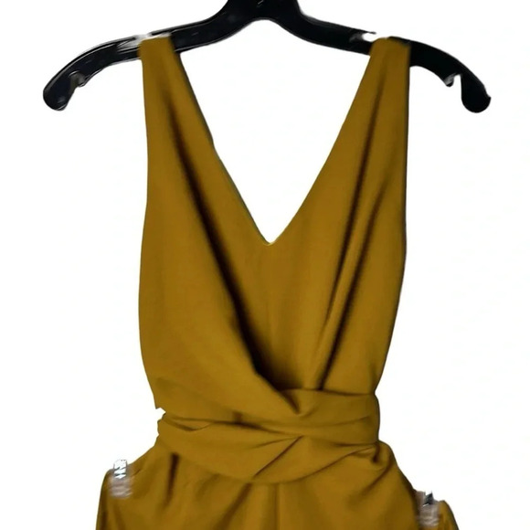 Y2K,vtg, Favlux jumpsuit,YELLOW sz S. WIDE leg, Boho,capri,Lagenlook,academia EC - Picture 7 of 16